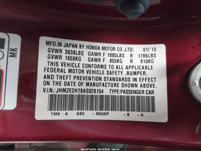 Honda Insight Ex