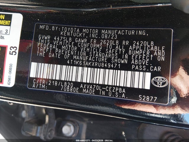 Toyota Camry Xse