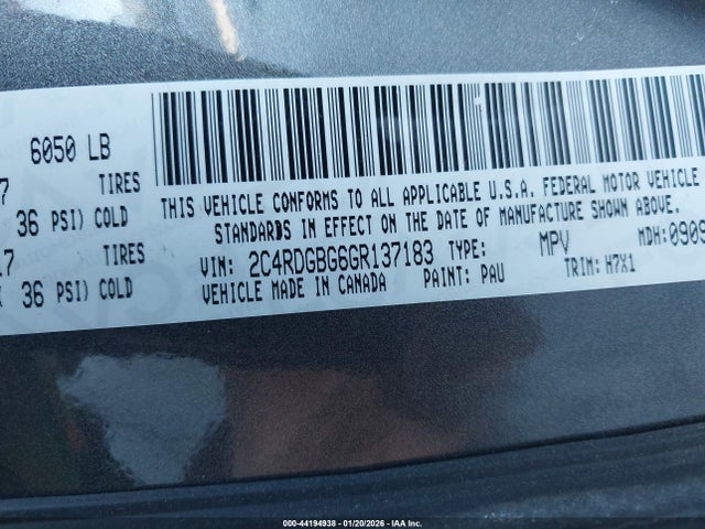 Dodge Grand Caravan Se
