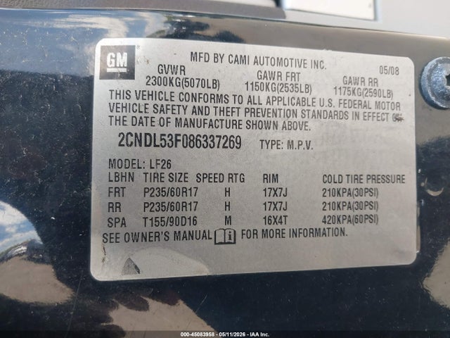 Chevrolet Equinox Lt