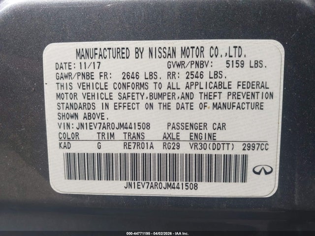 INFINITI Q50 3.0t Sport
