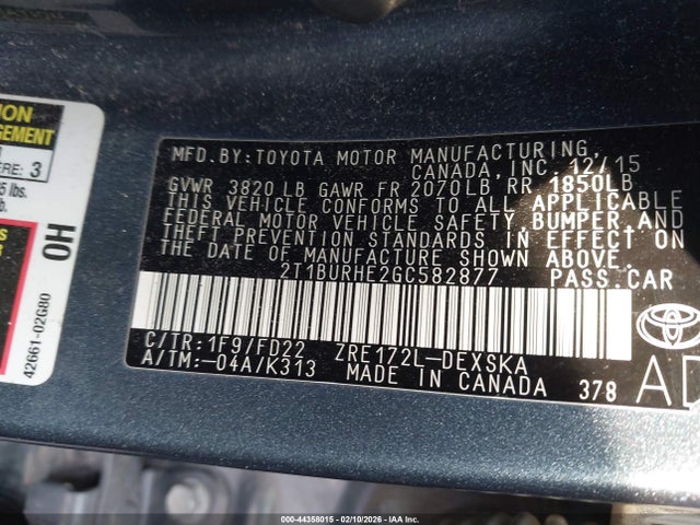 Toyota Corolla S Plus