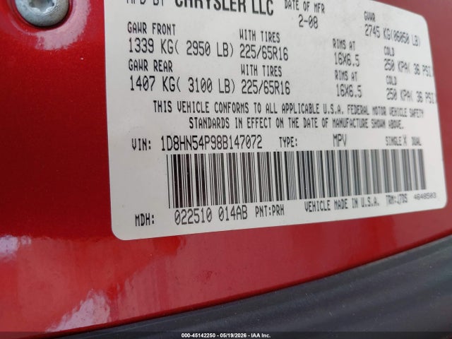 Dodge Grand Caravan Sxt