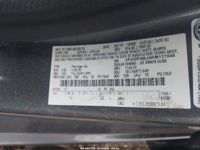 Ford Fiesta Se