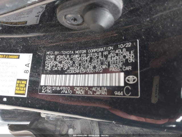Toyota Corolla Hybrid Le