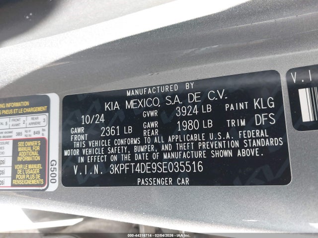 Kia K4 Lxs