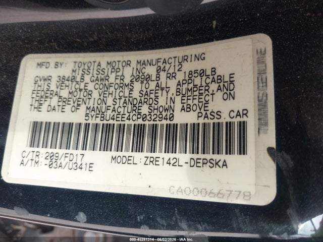 Toyota Corolla S