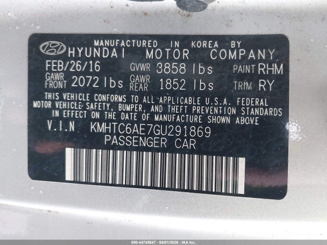Hyundai VELOSTER Turbo