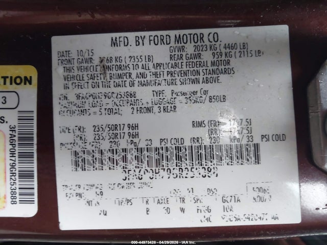 Ford Fusion Se