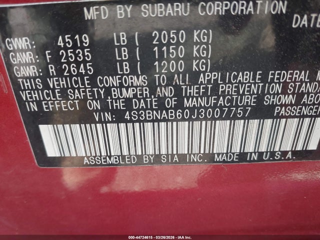 Subaru Legacy 2.5i