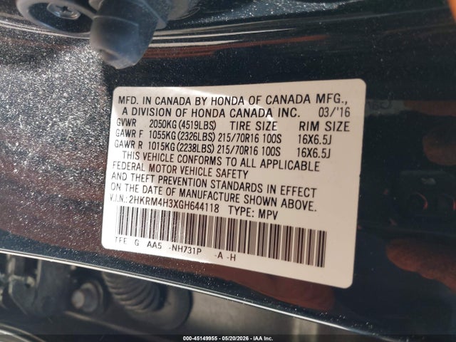 Honda CR-V Lx