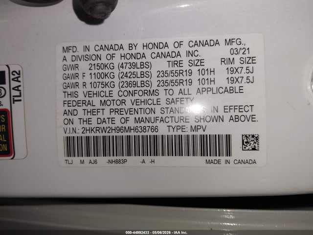 Honda CR-V Awd Touring