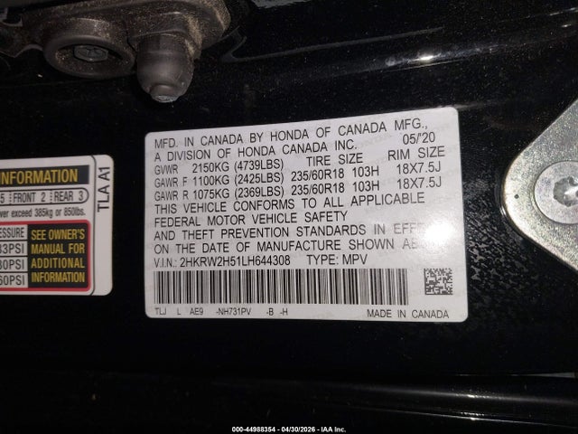 Honda CR-V Awd Ex