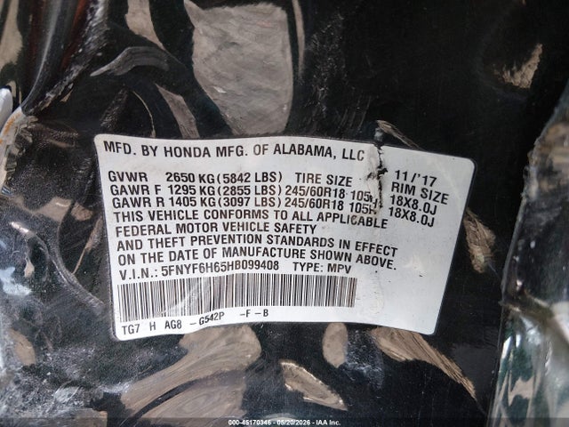 Honda Pilot Ex-l