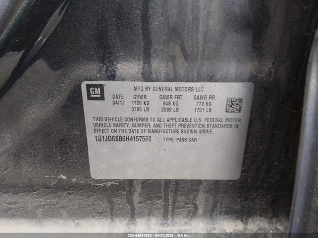 Chevrolet Sonic Lt Auto