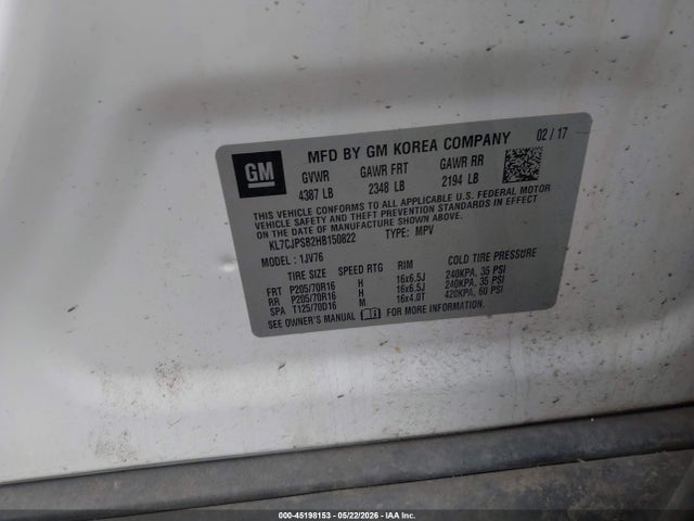 Chevrolet Trax Lt