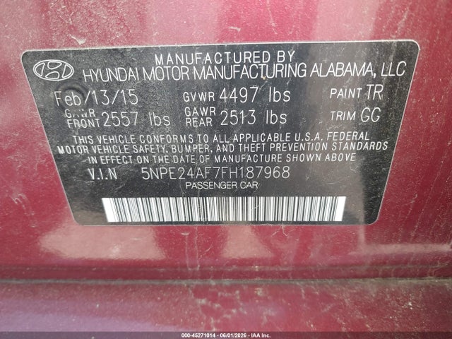 Hyundai SONATA Se