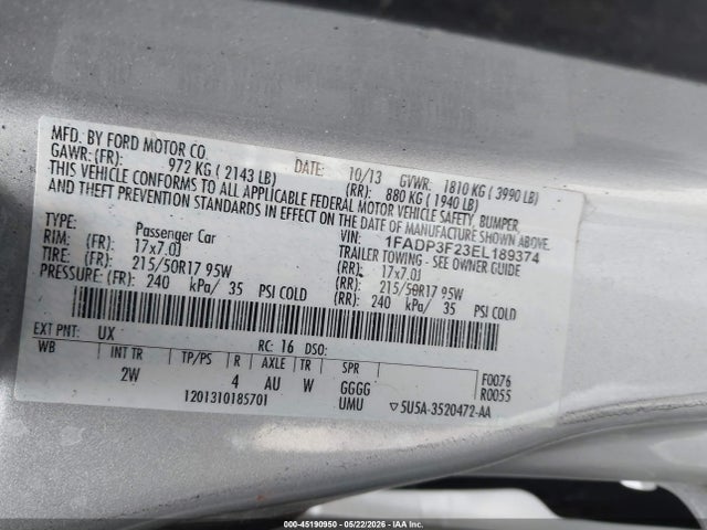Ford Focus Se