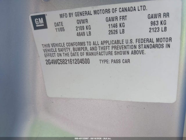 Buick LaCrosse Cx