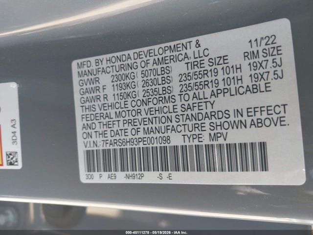 Honda CR-V Hybrid Sport Touring