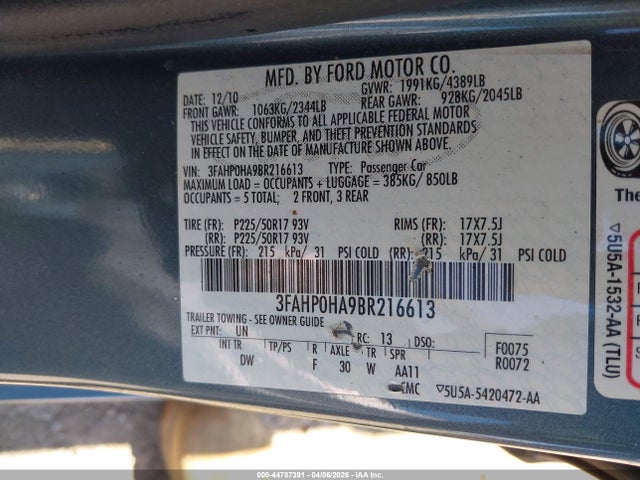 Ford Fusion Se