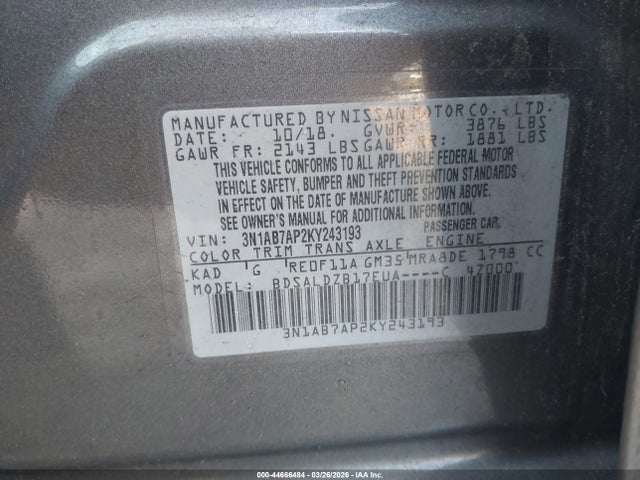 Nissan Sentra Sv