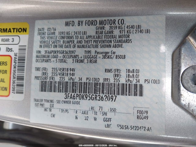 Ford Fusion Titanium