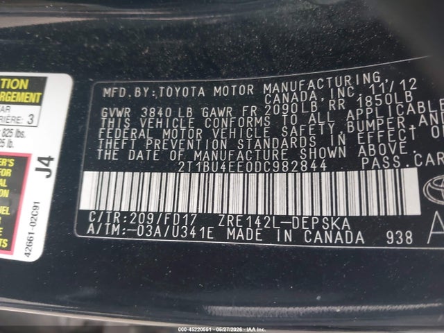 Toyota Corolla S