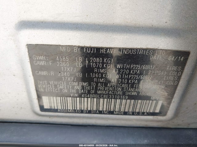 Subaru Outback 2.5i Limited
