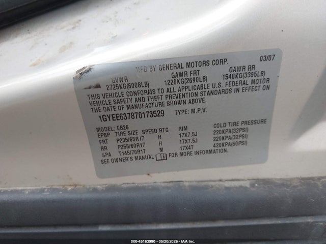 Cadillac SRX V6