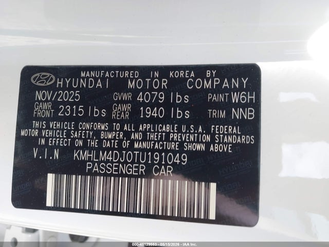 Hyundai ELANTRA Blue