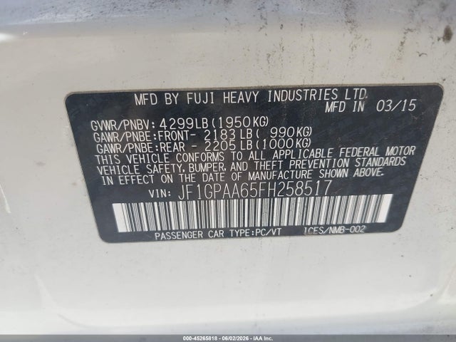 Subaru Impreza 2.0i
