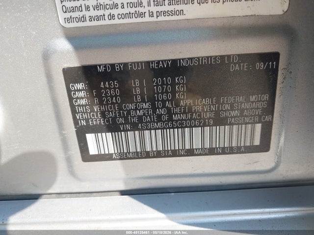 Subaru Legacy 2.5i Premium