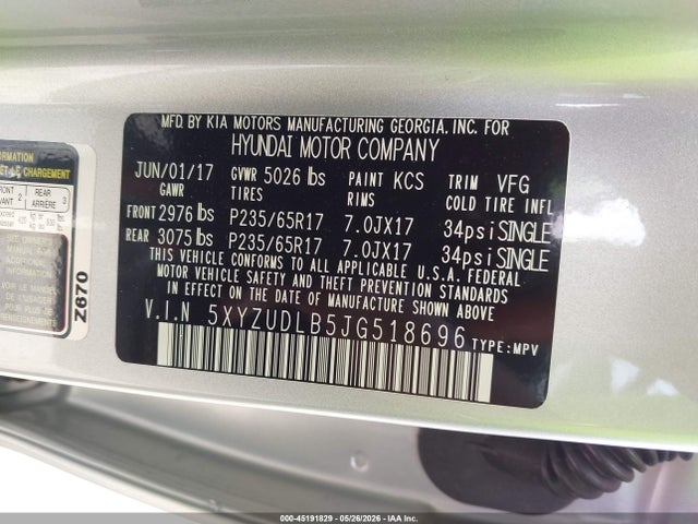Hyundai SANTA FE 2.4l