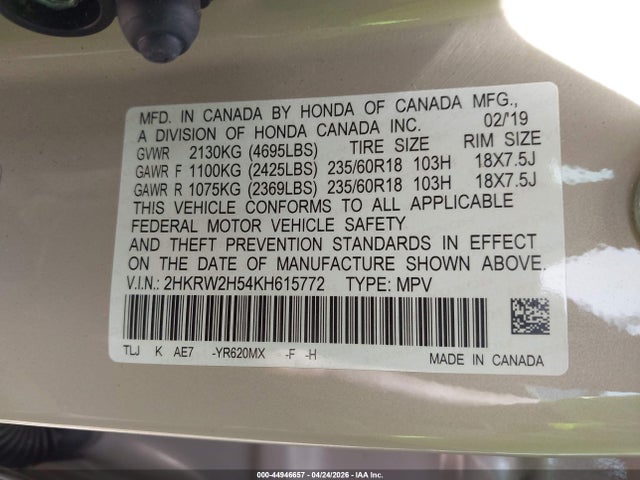Honda CR-V Ex