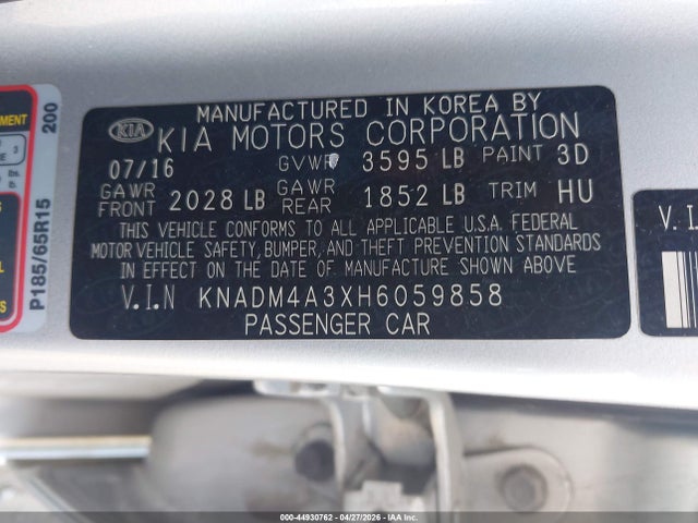 Kia Rio Lx