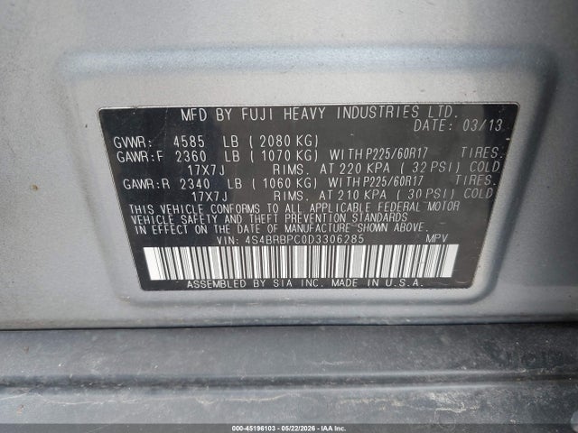 Subaru Outback 2.5i Limited