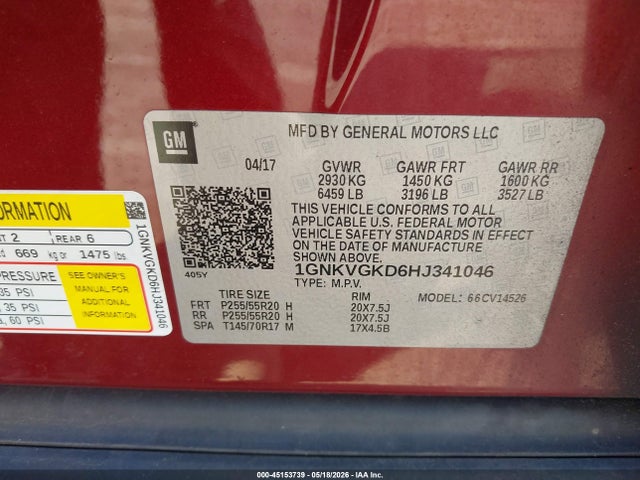 Chevrolet Traverse 1lt