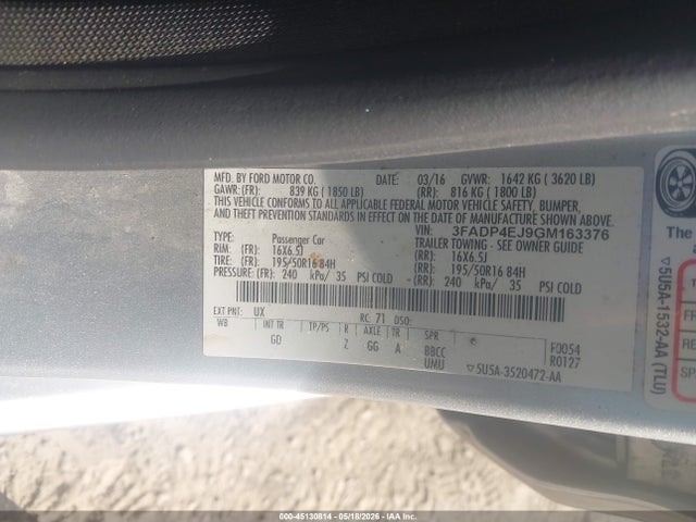 Ford Fiesta Se