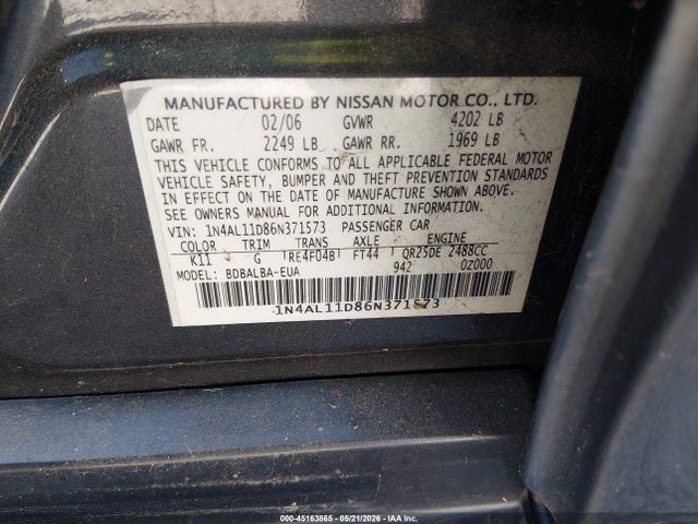 Nissan Altima 2.5 S