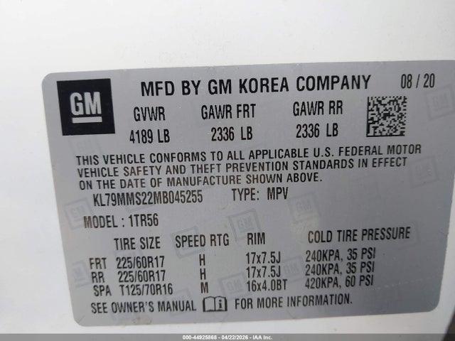 Chevrolet Trailblazer Fwd Ls