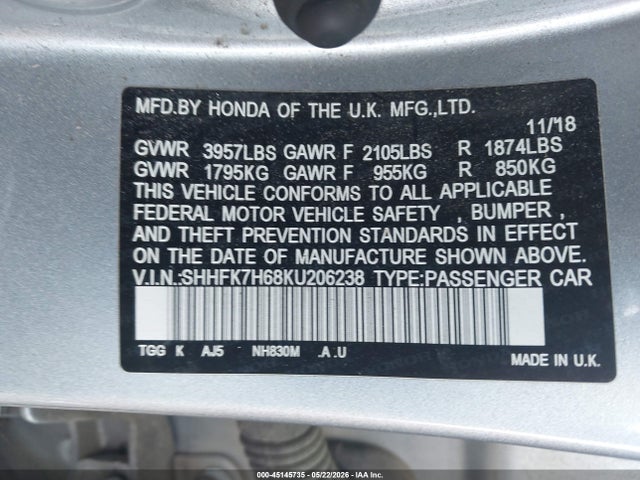 Honda Civic Ex