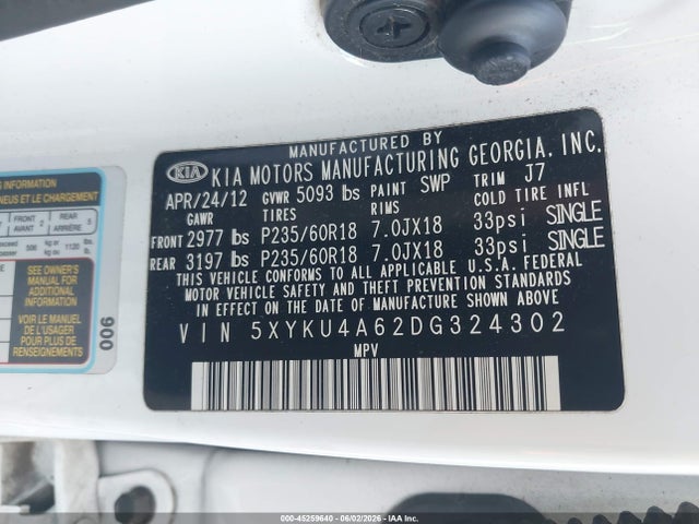 Kia Sorento Ex