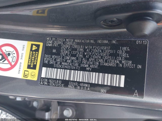 Toyota Highlander Se V6