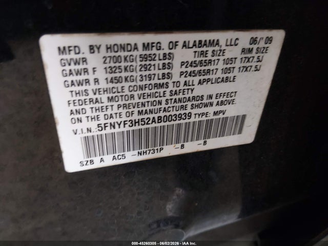 Honda Pilot Ex-l