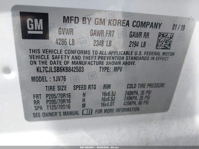 Chevrolet Trax Lt