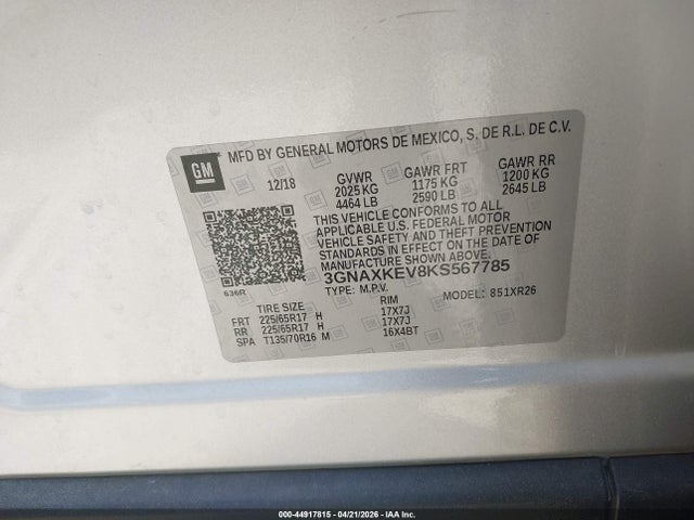 Chevrolet Equinox Lt