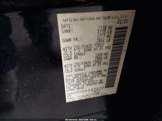 Nissan Murano Sl Fwd