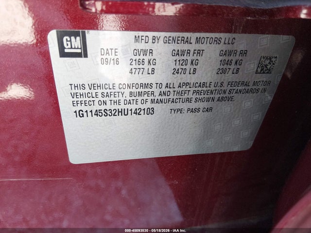 Chevrolet Impala 2lz