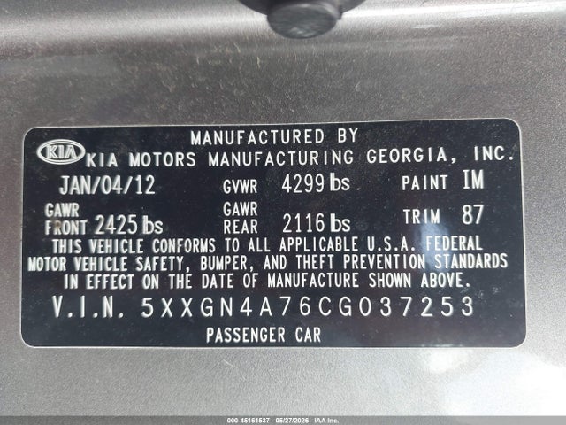 Kia Optima Ex